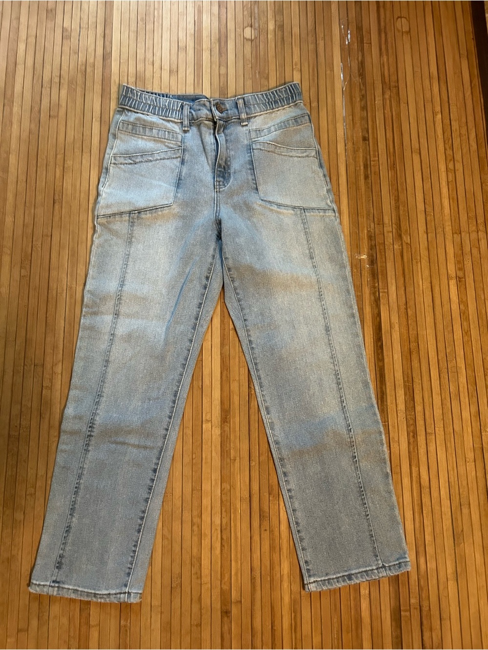 Sincerely Jules Women’s 3/26 Light Blue Straight Leg Y2k Early 2000s Jeans